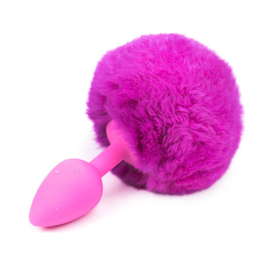 Plug Anal AFTERDARK con Pompón Fucsia Talla S