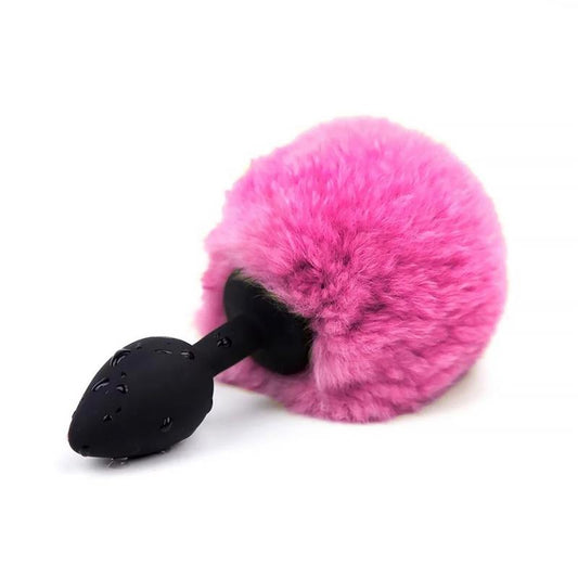 Plug Anal AFTERDARK con Pompón Rosa Talla S