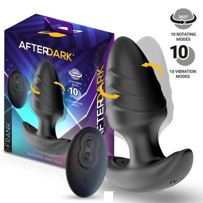 Plug Anal Afterdark Frank con Vibración y Rotación 360°
