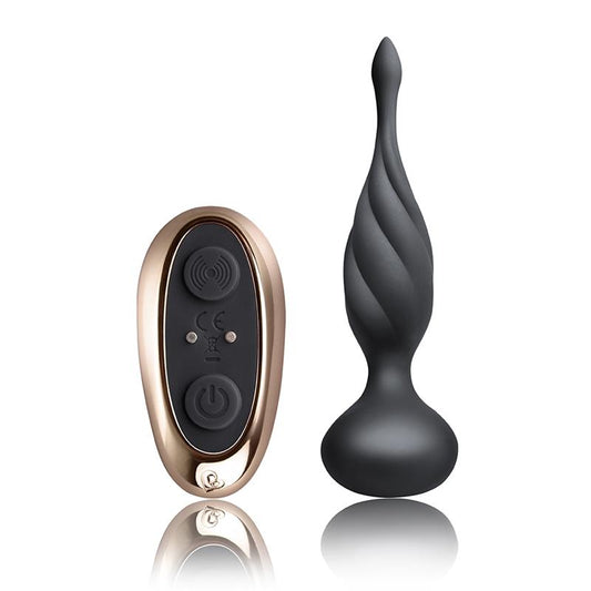 Plug Anal ROCKSOFF Petite Sensations Negro con Control Remoto