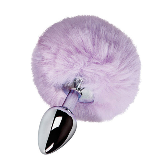 Plug Anal S Pleasures LUA con Colita de Conejo 6 cm Purple