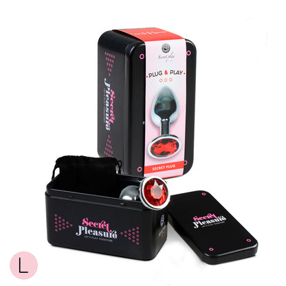 Plug Anal Secret Play Talla L Rojo 9.5 cm
