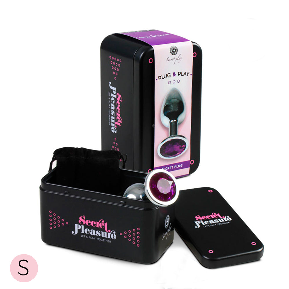 Plug Anal Secret Play Talla S Morado 7 cm