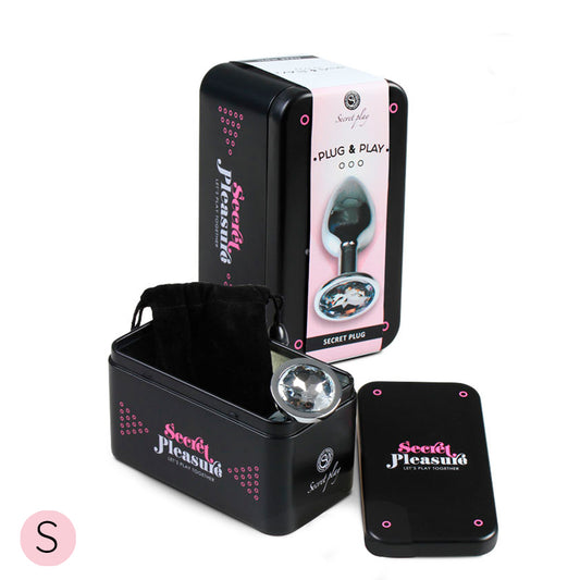Plug Anal Secret Play Talla S Transparente 7 cm