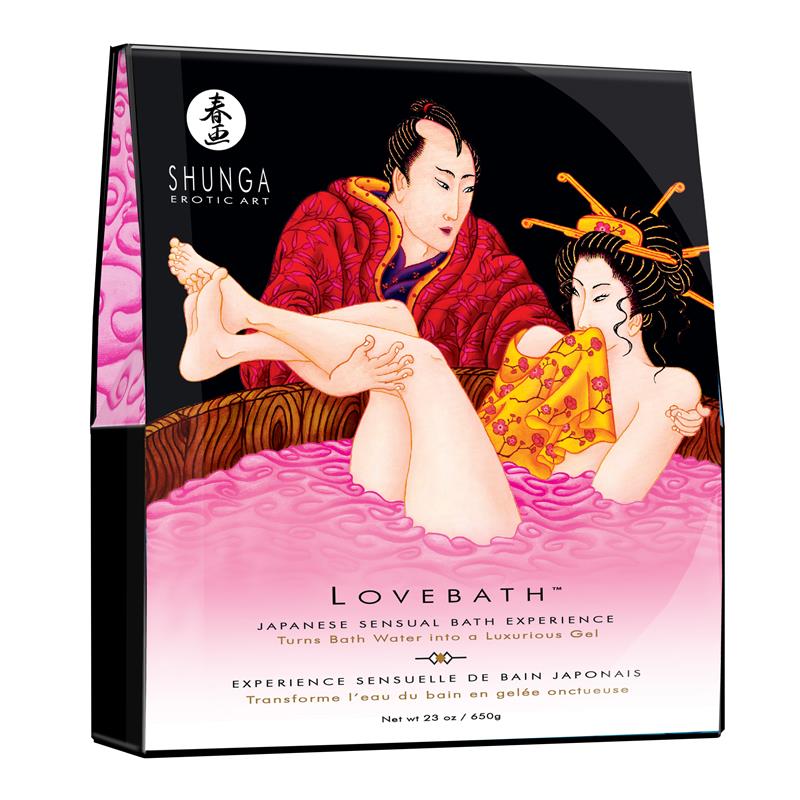 Sales de Baño Shunga Fruta del Dragón Color Rojo