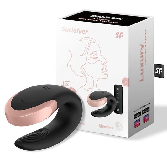 Satisfyer Double Love Luxury Vibrador para Parejas con Bluetooth/App
