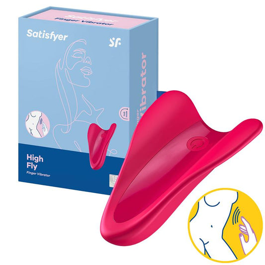Satisfyer High Fly Estimulador de Clítoris Color Rojo con Vibración