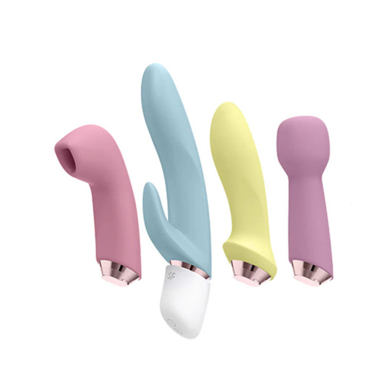 Satisfyer Marvelous Four Vibradores para Punto G, Clítoris y Anal
