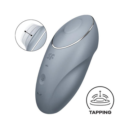 Satisfyer Tap and Climax 1 Estimulador de Clítoris Gris
