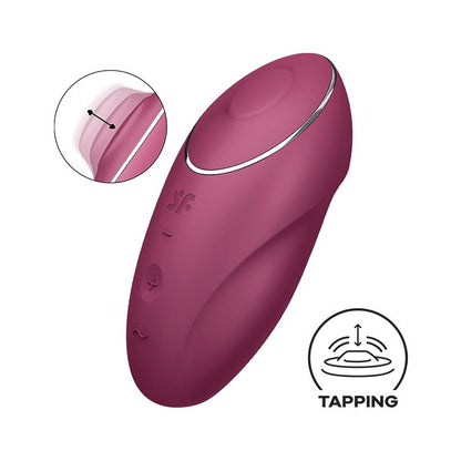 Satisfyer Tap and Climax 1 Estimulador de Clítoris Rojo