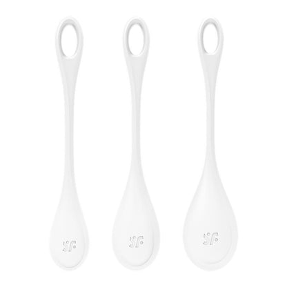 Satisfyer Yoni Power 1 Bolas Chinas Set de 3 Blanco