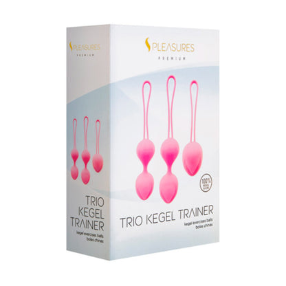 Bolas Chinas S Pleasures Trio Kegel Trainer Light Pink