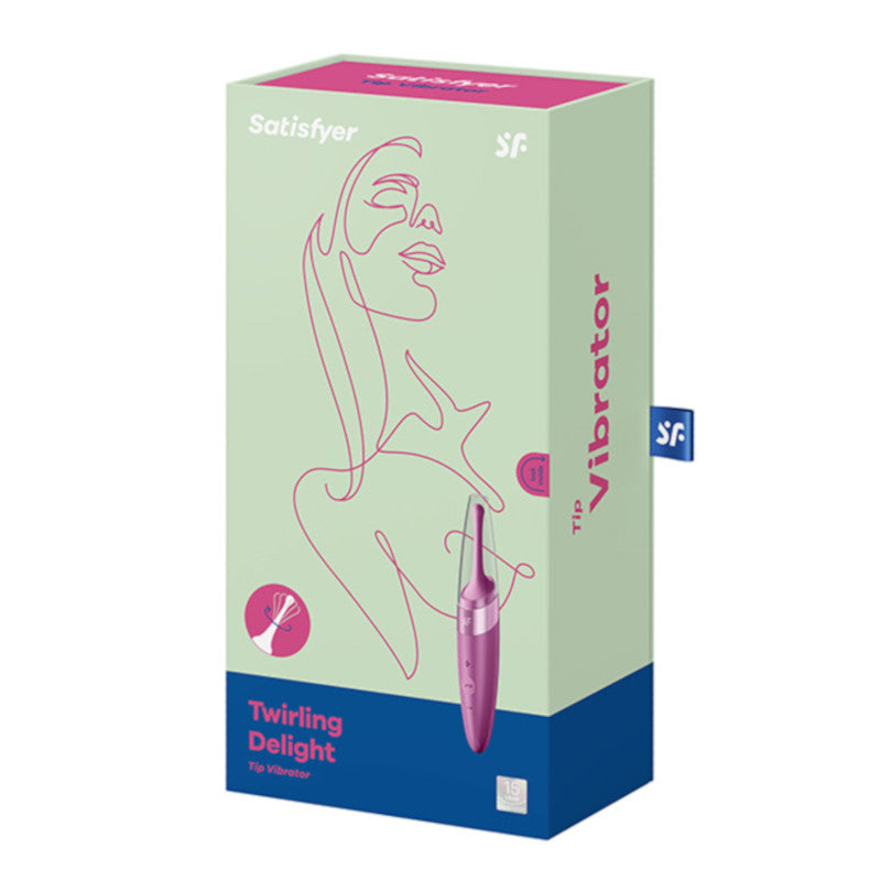 Satisfyer Twirling Delight Berry Estimulador de Clítoris con Vibración