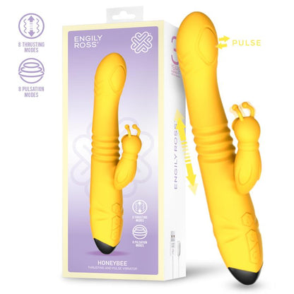 Vibrador Punto G y Clítoris Engily Ross Honeybee con thrusting y pulsación