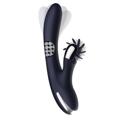 Vibrador Punto G y Clítoris INTOYOU Royalspace con lenguas estimuladoras y bolas internas 360º