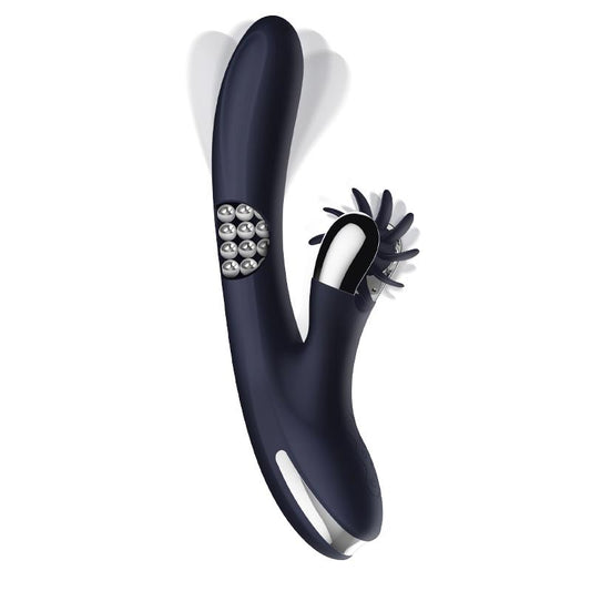 Vibrador Punto G y Clítoris INTOYOU Royalspace con lenguas estimuladoras y bolas internas 360º