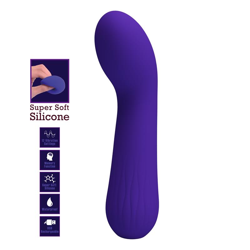 Vibrador para Punto G Pretty Love Faun Púrpura