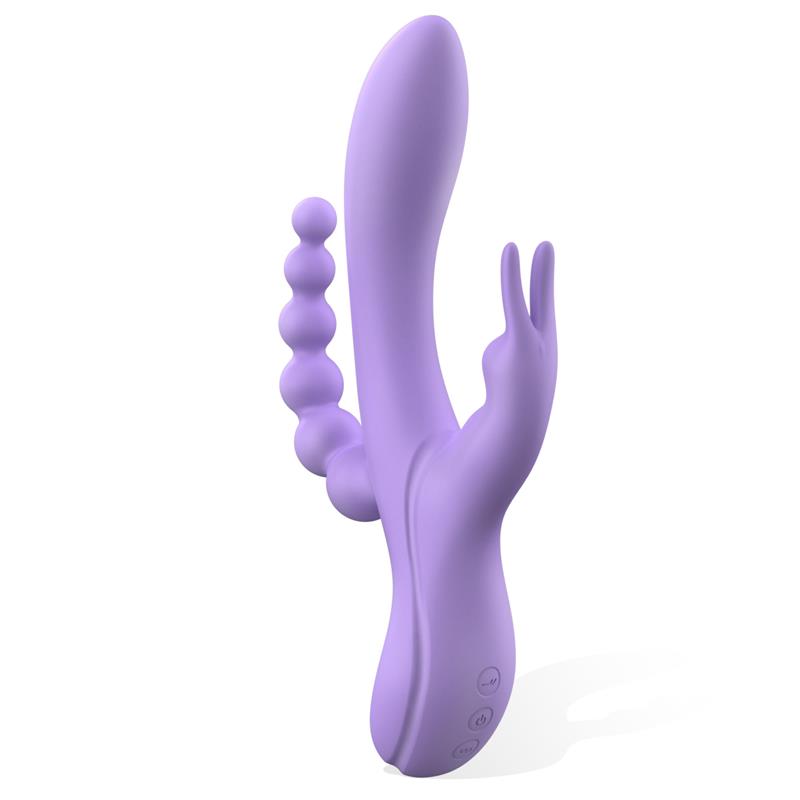 Vibrador para Punto G y Clítoris Engily Ross Lindsey con Cadena Anal