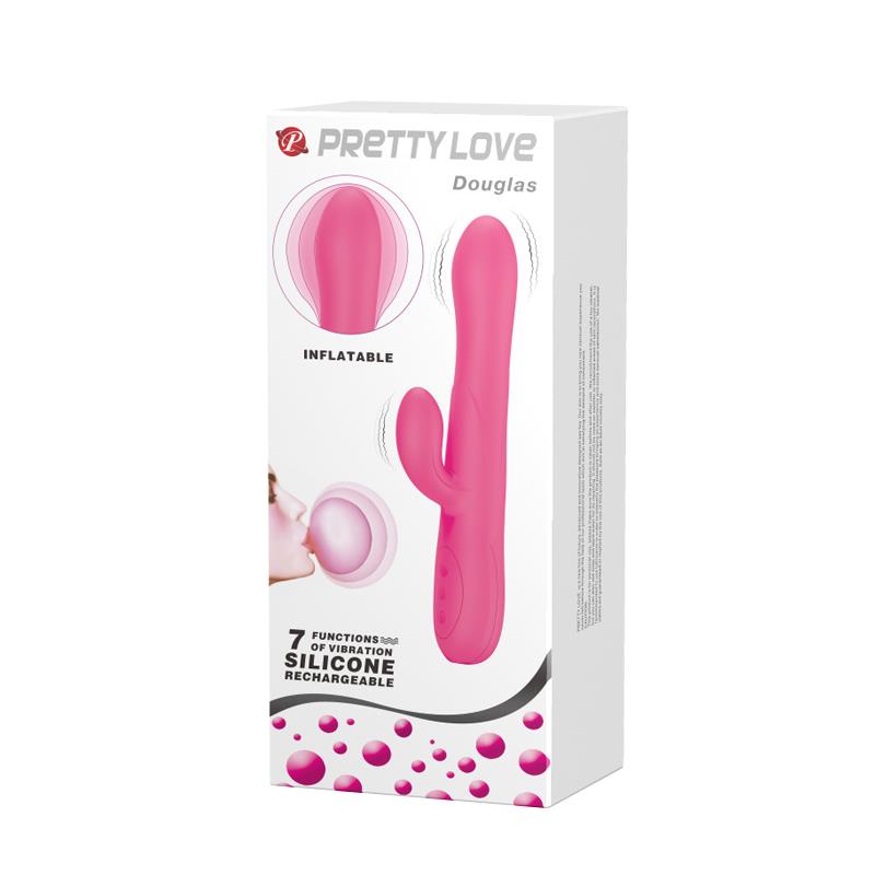 Vibrador para Punto G y Clítoris PRETTYLOVE Douglas Función Inflable