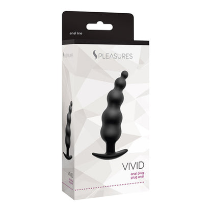 Plug Anal S Pleasures Vivid Black 10.5 cm