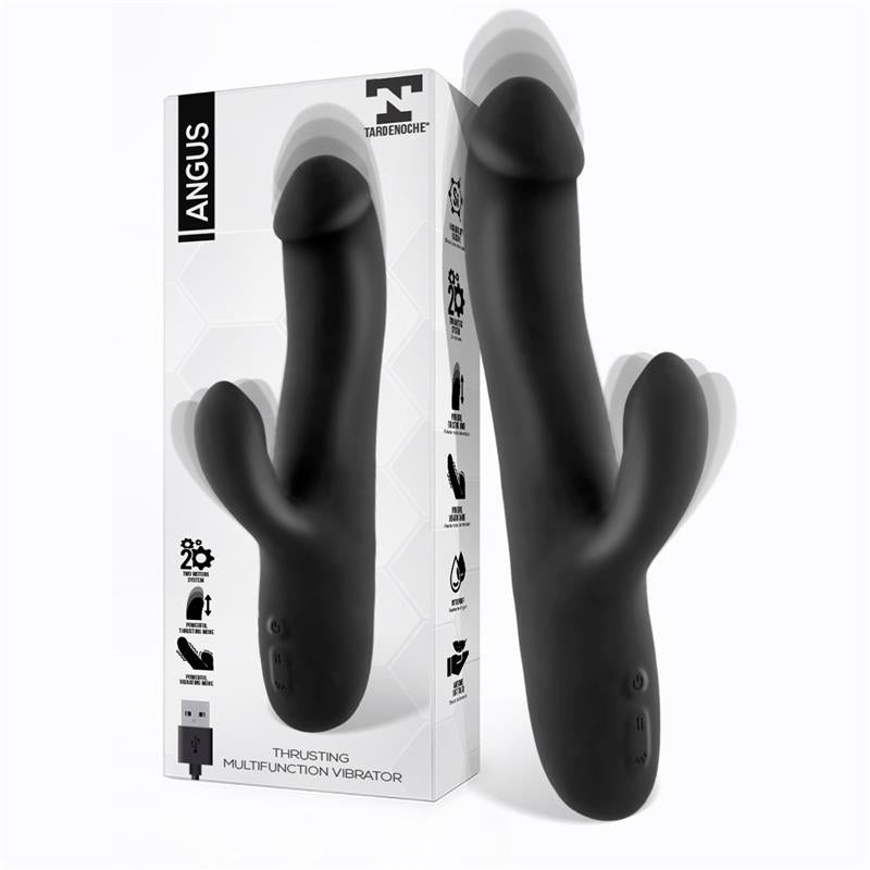 Vibrador Punto G y Clítoris TardeNoche Angus con Movimiento Thrusting