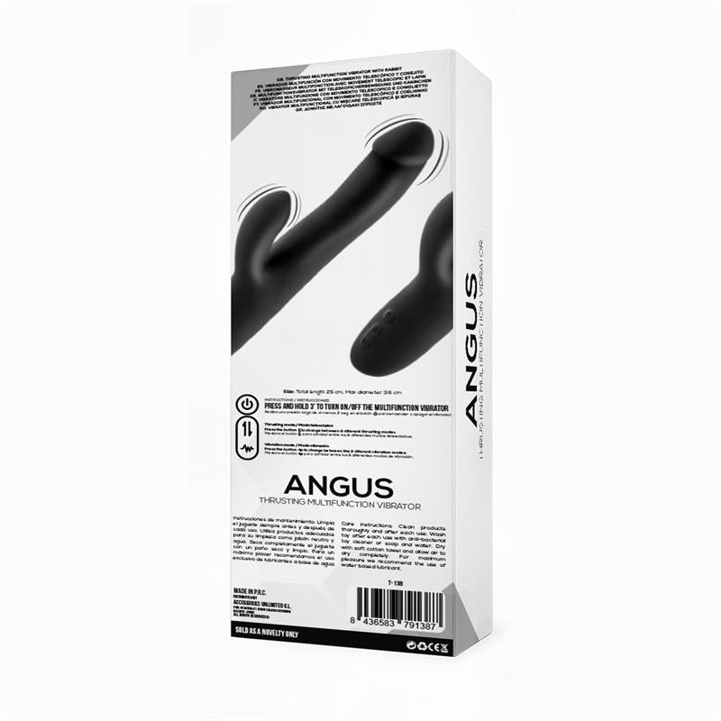 Vibrador Punto G y Clítoris TardeNoche Angus con Movimiento Thrusting