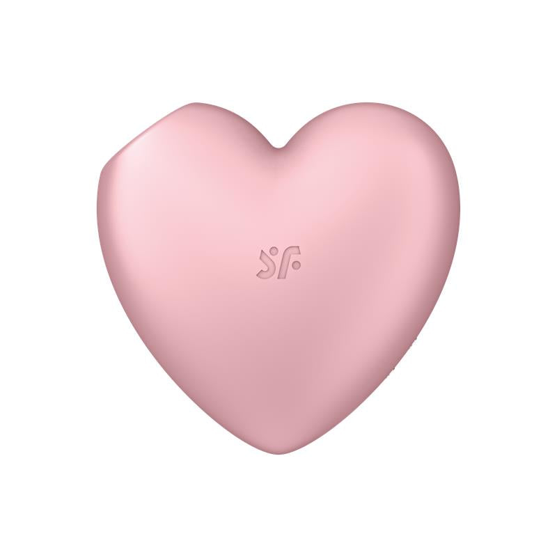 SATISFYER CUTIE HEART CLITORIS SAUGER UND ROSA VIBRATION