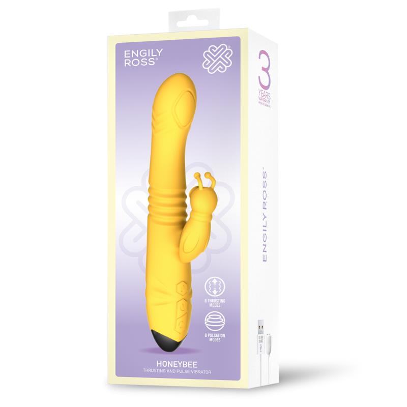 ENGILY ROSS HONEYBEE VIBRATOR MIT STOSS UND PULSATION