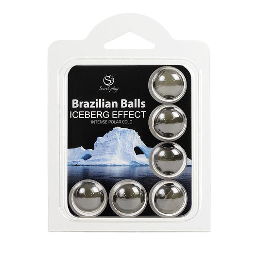 Bolas Lubricantes Secret Play Brazilian Balls Set de 6 Efecto Frío