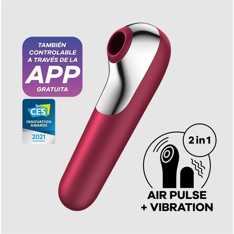 Satisfyer Dual Love Succionador de Clítoris con Vibración y App