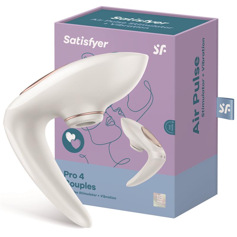 Satisfyer Pro 4 Couples Succionador y Vibrador de Pareja