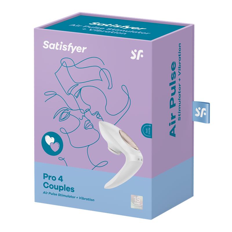 Satisfyer Pro 4 Couples Succionador y Vibrador de Pareja