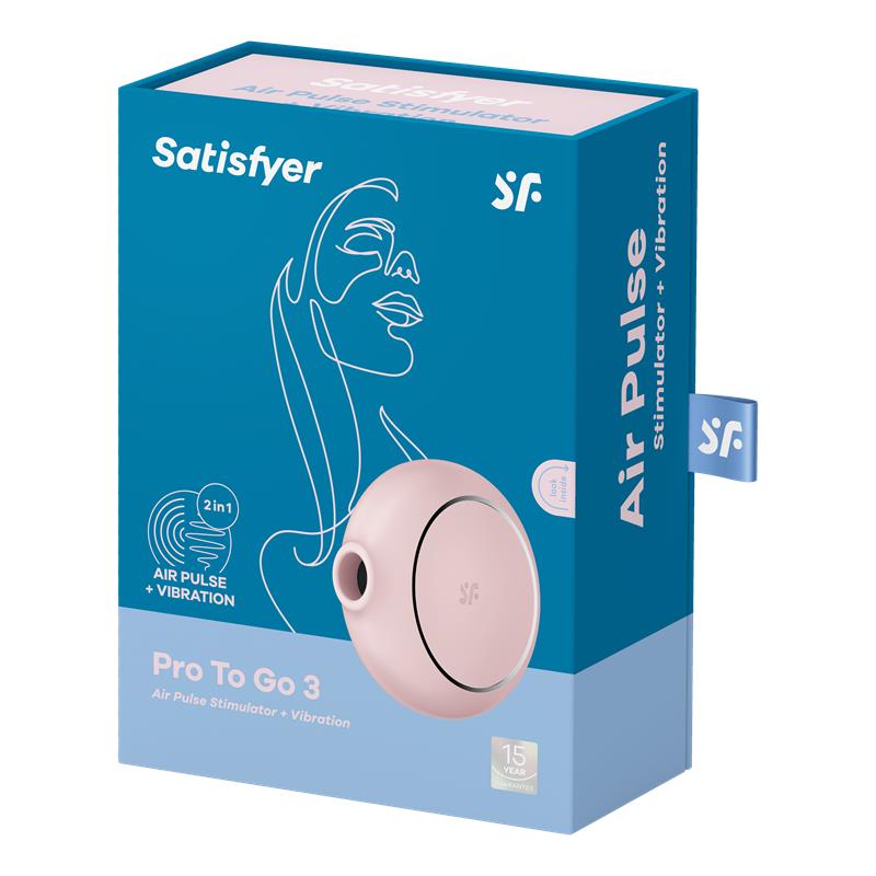 Satisfyer Pro To Go 3 Succionador de Clítoris con Vibración