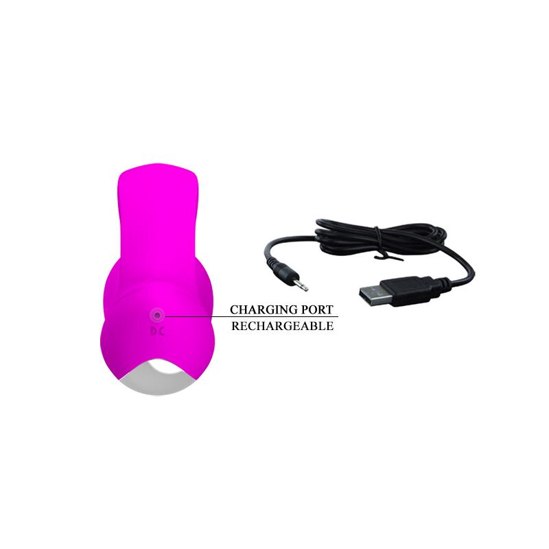 Vibrador para Punto G y Clítoris PRETTY LOVE Dylan Púrpura