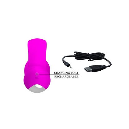 Vibrador para Punto G y Clítoris PRETTY LOVE Dylan Púrpura